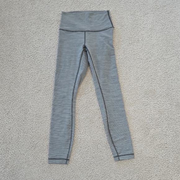 Lululemon Wunder Under HR Tight 25" Wee Are From Space Sage Olive Size 4 - Picture 2 of 16